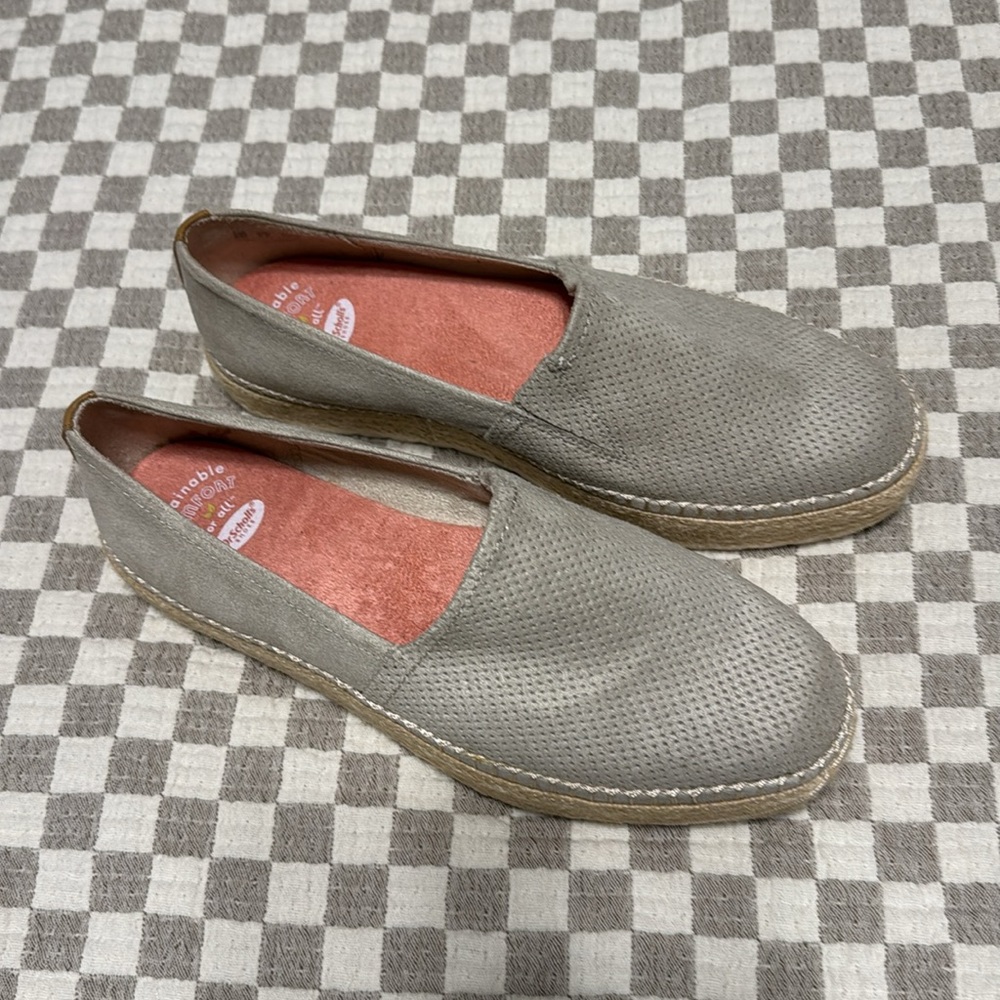 Dr Scholl’s SunrayEspadrille Tan Slide On Shoes Size 8.5